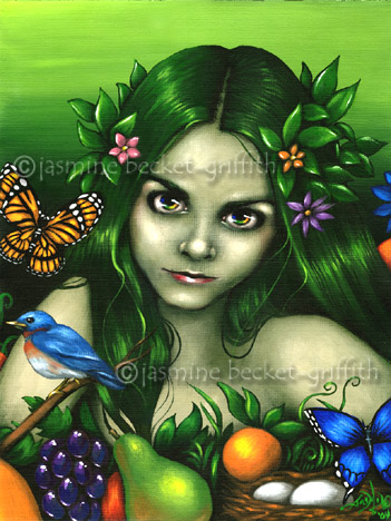   Nature Abundance of Life a beautiful BIG 12x16 fantasy print