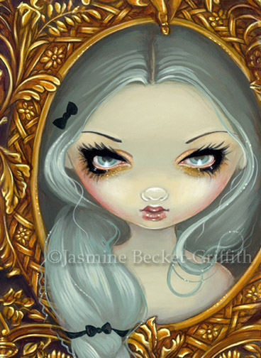 Rococo Rapunzel Gothic Big Eye Fairy Tale Art Big Print